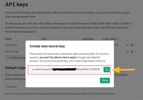 chatgpt test api key
