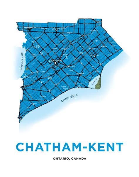 chatham kent county map