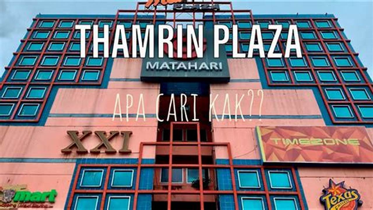Temukan Rahasia "Chatime Thamrin Plaza Medan Lantai Berapa" di Sini!