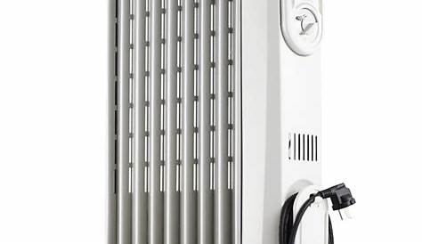 Radiateur Bain D Huile Condor 11 Elements Puissance 2270w 3x Niveaux De Temperature Extinction Automatique Roulettes Co Bain D Huile Radiateur Bains