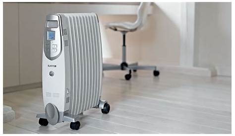 Chauffage Dappoint Bain Dhuile Ou Rayonnant Radiateur D Huile A Inertie Avec Roulettes Carrera Blanc 2500w Radiateur D Huile D Appoint Climatisation Et Ventilation tillage Construction