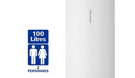 Chauffe Eau Atlantic 100l 100L Sans Groupe De Sécurité ADJA