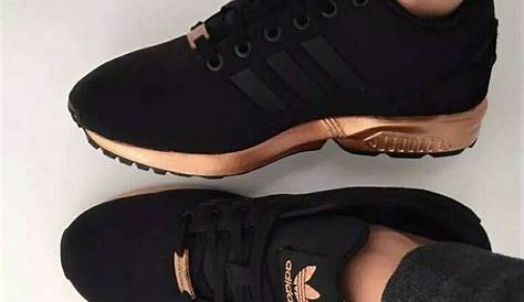 Chaussure Adidas Noir Et Rose Gold Zx Flux Femme