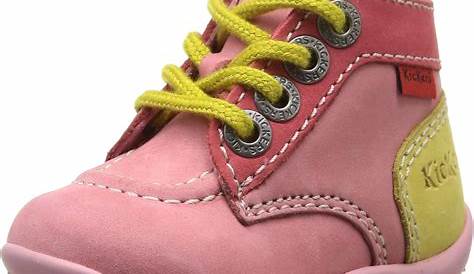 chaussure de marque enfant Babybotte Bottines rose bébé