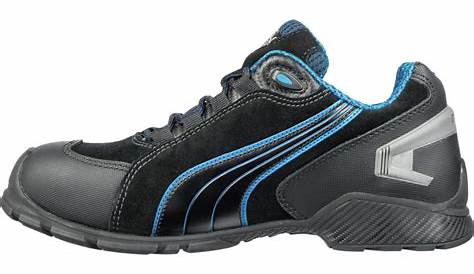 Chaussures De Securite Puma Rio S3 Src Noiresbleues Chaussure Sécurité Montante Black Mid