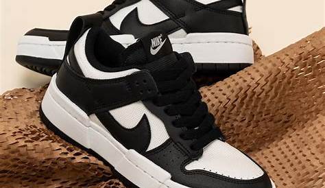 Nike Air Force 1 Blanche Et Noire Chaussures Baskets