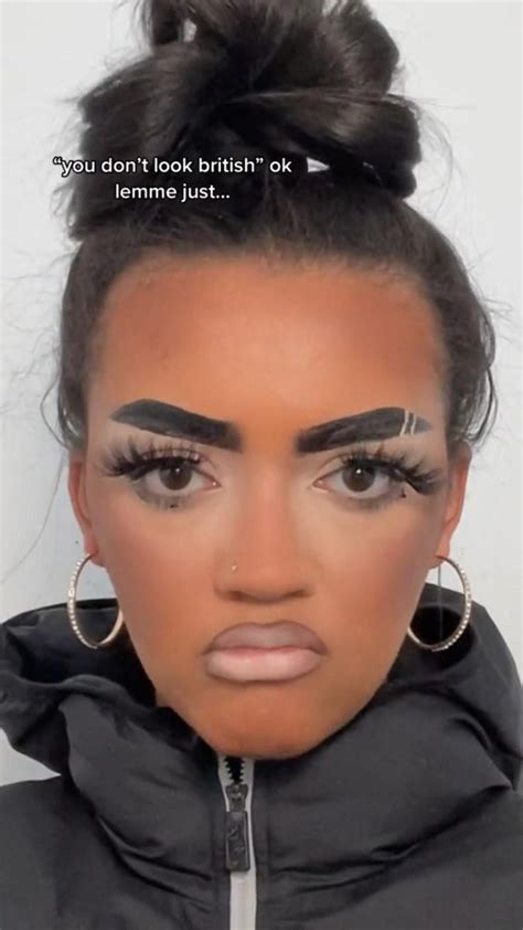 chav makeup