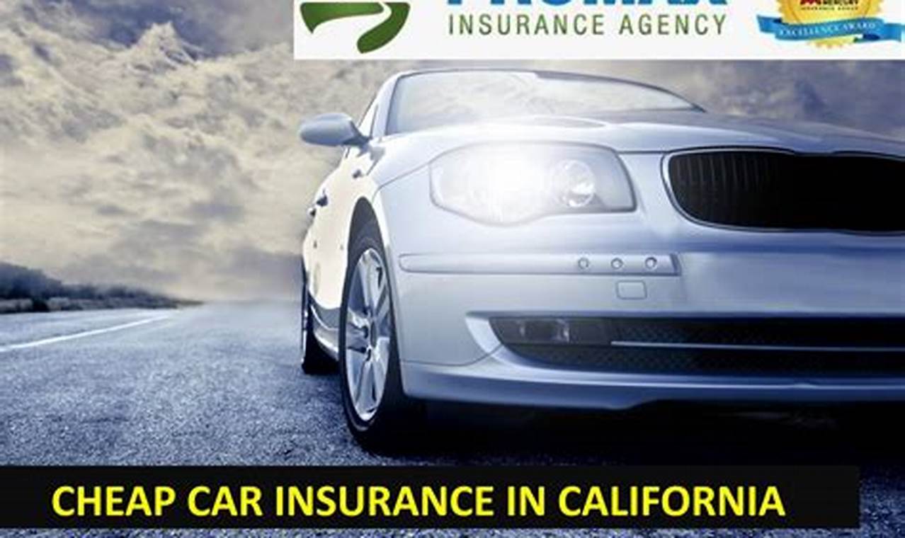 cheap car insurance california