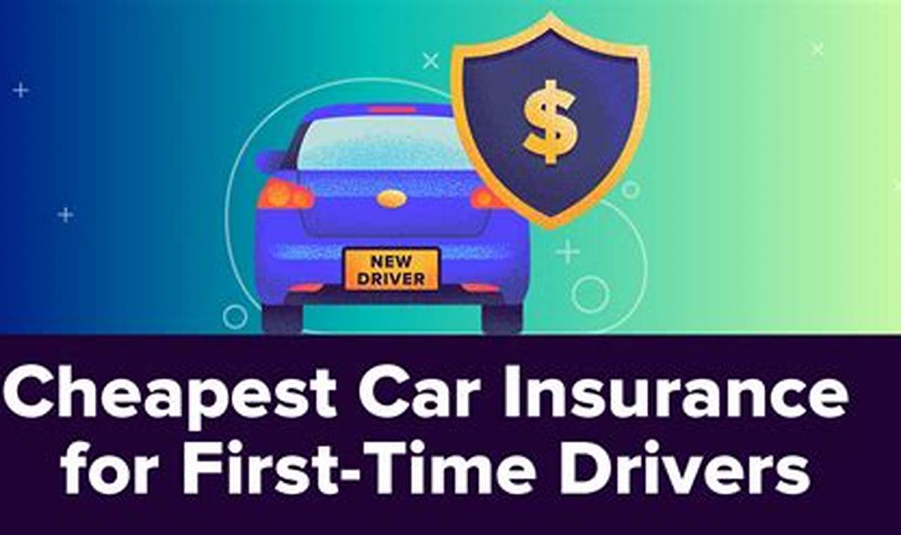 cheap car insurance for first time drivers