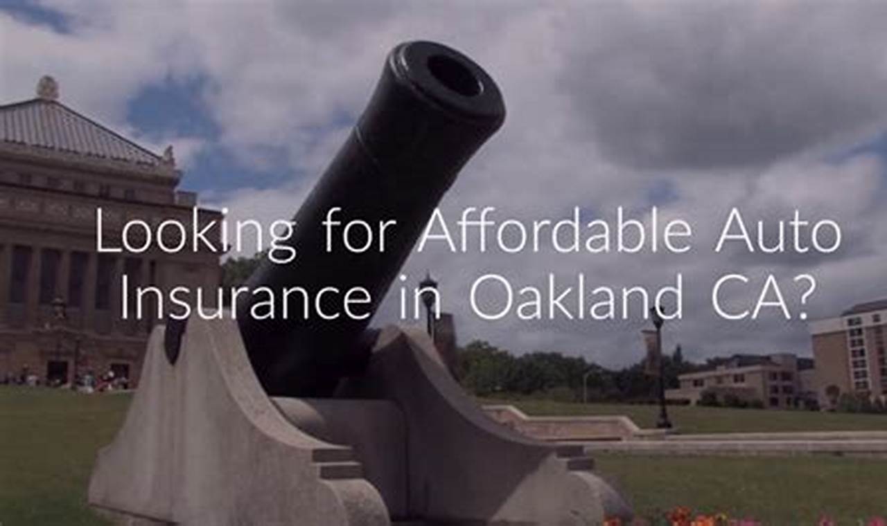 cheap car insurance in oakland