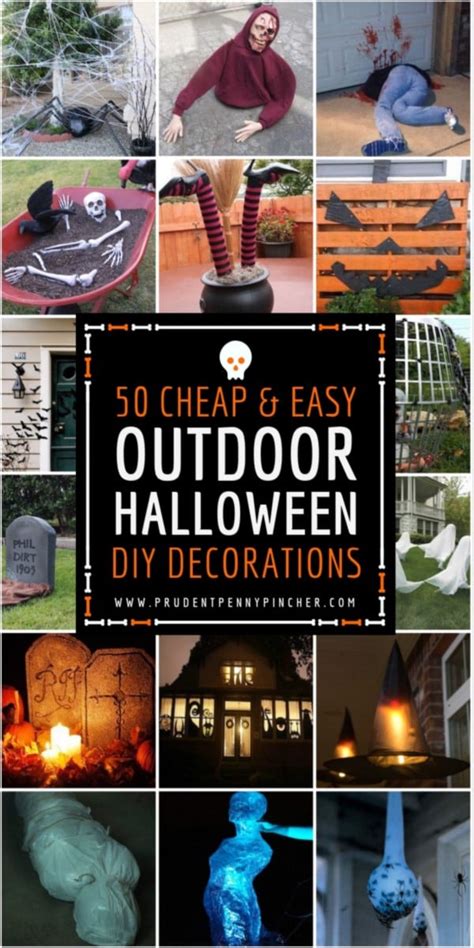 20+ Easy to Make Halloween Decorations Hative