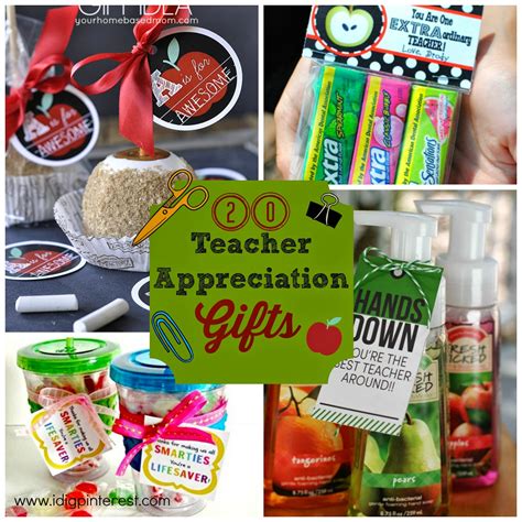 20 Inexpensive & Creative Teacher Appreciation Gifts I Dig Pinterest