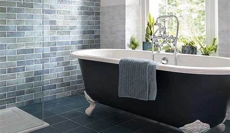LivedIn Luxe Bathroom Tiles and Thin Brick Grey bathroom tiles, Tile