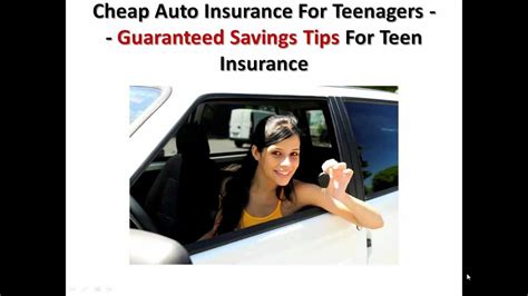 cheap auto insurance for teens