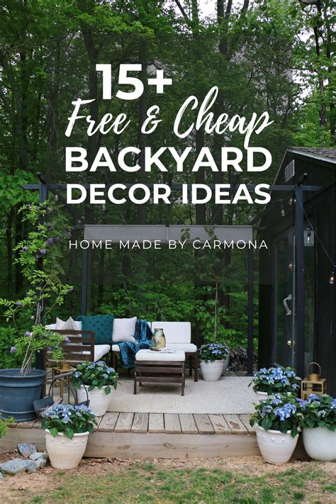 Cheap Backyard Decorating Ideas