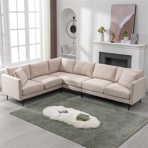 Cheap Beige Sectional Sofa
