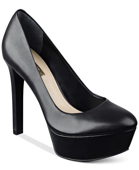 cheap black platform heels