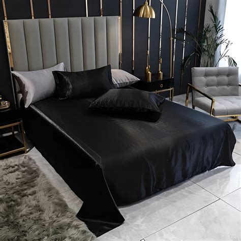 Cheap Black Silk Bedding Sets