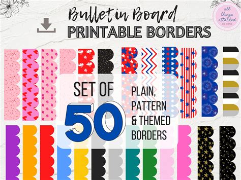 Cheap Bulletin Board Borders