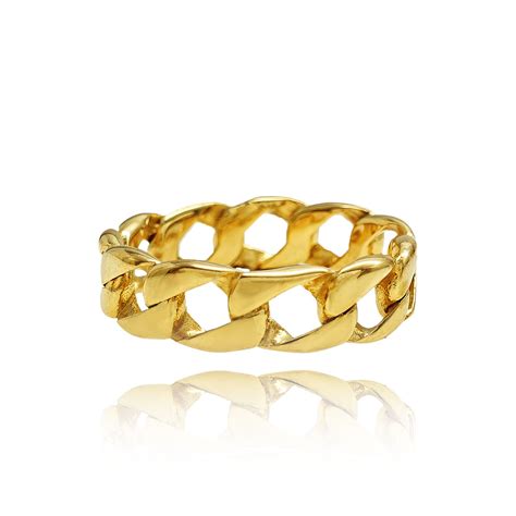 Cheap Chain Gold Ring