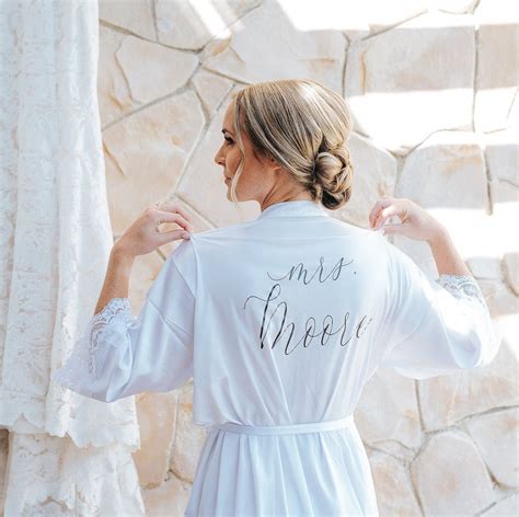 Cheap Custom Bride Robe