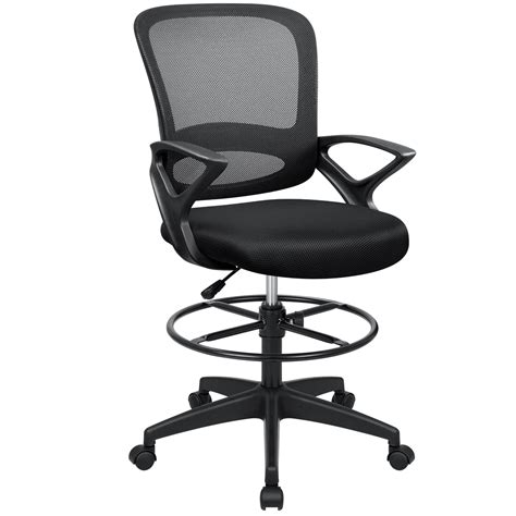 cheap drafting chair with backrest