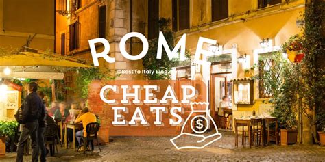 cheap eats rome