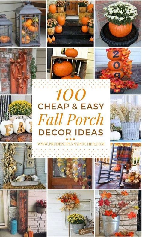 Cheap Fall Porch Decor