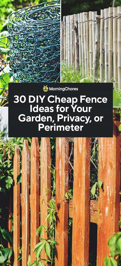 Cheap Fence Ideas Diy