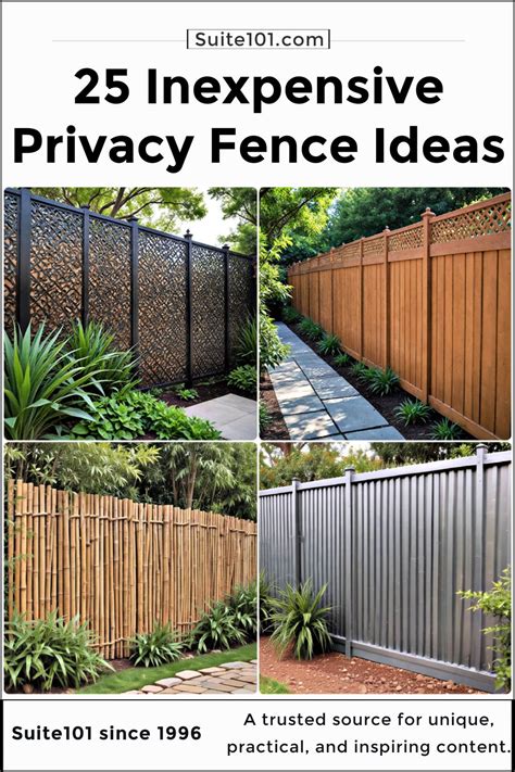 Cheap Fence Privacy Ideas