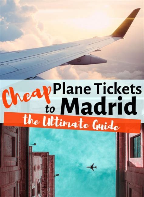 cheap flight tickets to madrid spain