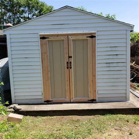 cheap garden shed doors