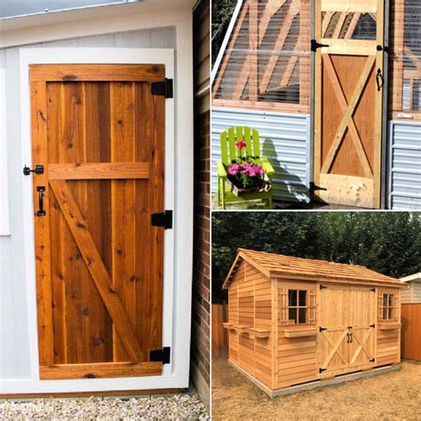 cheap garden shed doors