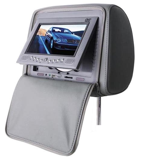Cheap Gray Headrest Dvd Player