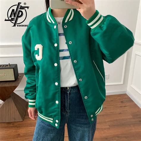 Cheap Green Varsity Jacket