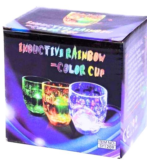 Cheap Inductive Rainbow Color Cup