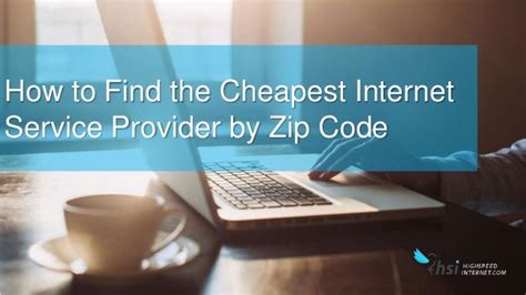 cheap internet providers by zip code finder