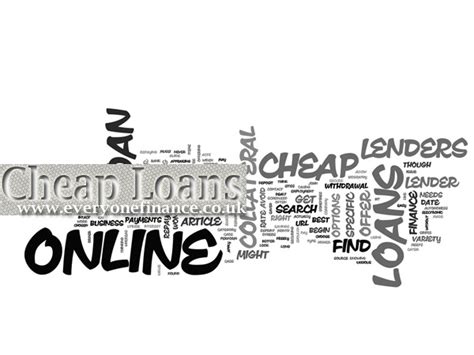 cheap loans uk
