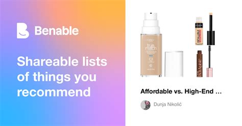 Cheap Makeup Vs High End Makeup