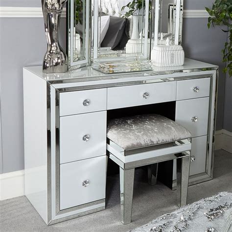 Cheap Mirrored Dressing Table Set