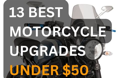 Cheap Motorcycle Upgrades