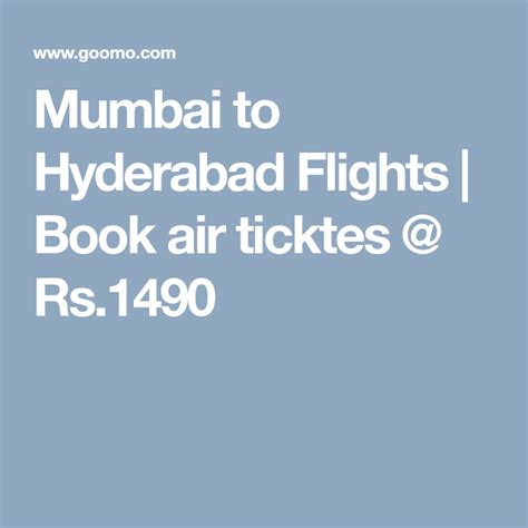 cheap mumbai to hyderabad flights today
