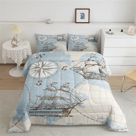 Cheap Nautical Twin Bedding