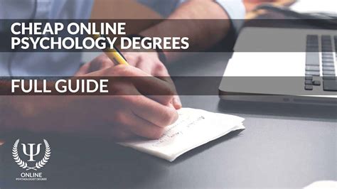 cheap online psychology degree rankings