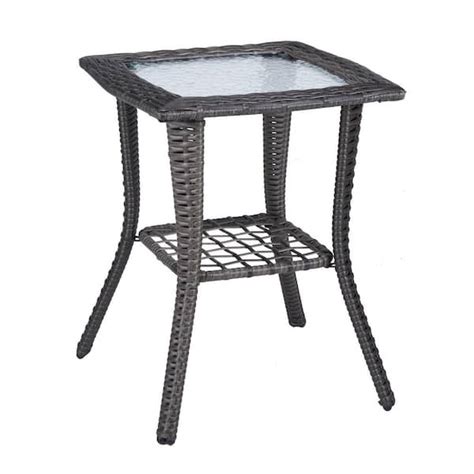 Cheap Outdoor Wicker Side Table