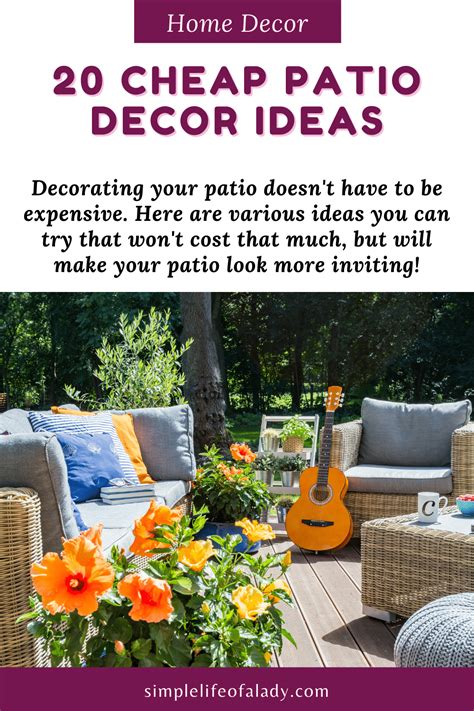 Cheap Patio Upgrades