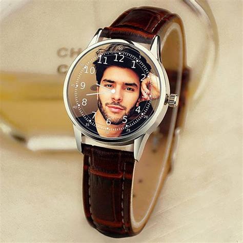cheap personalised mens watch with date