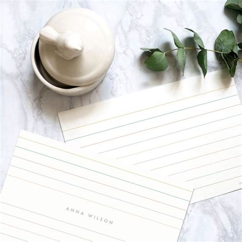 Cheap Personalized Flat Note Cards