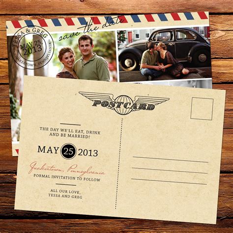 Cheap Postcard Invitations