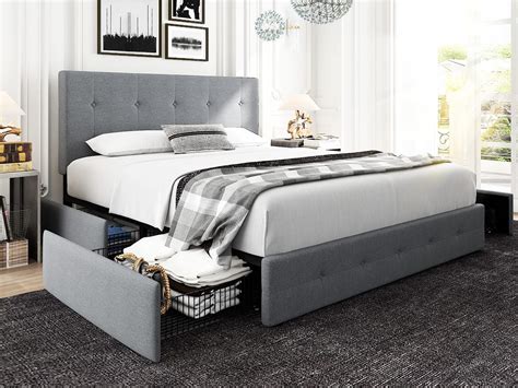 Cheap Queen Bed Frame With Storage